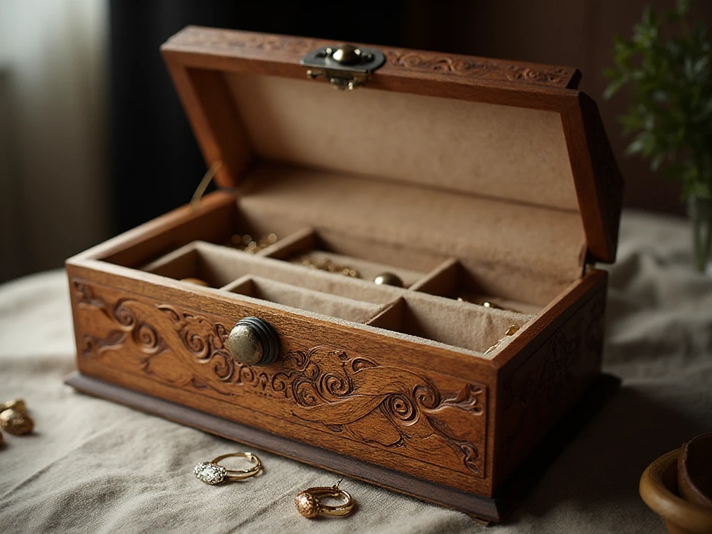 Handmade jewelry box